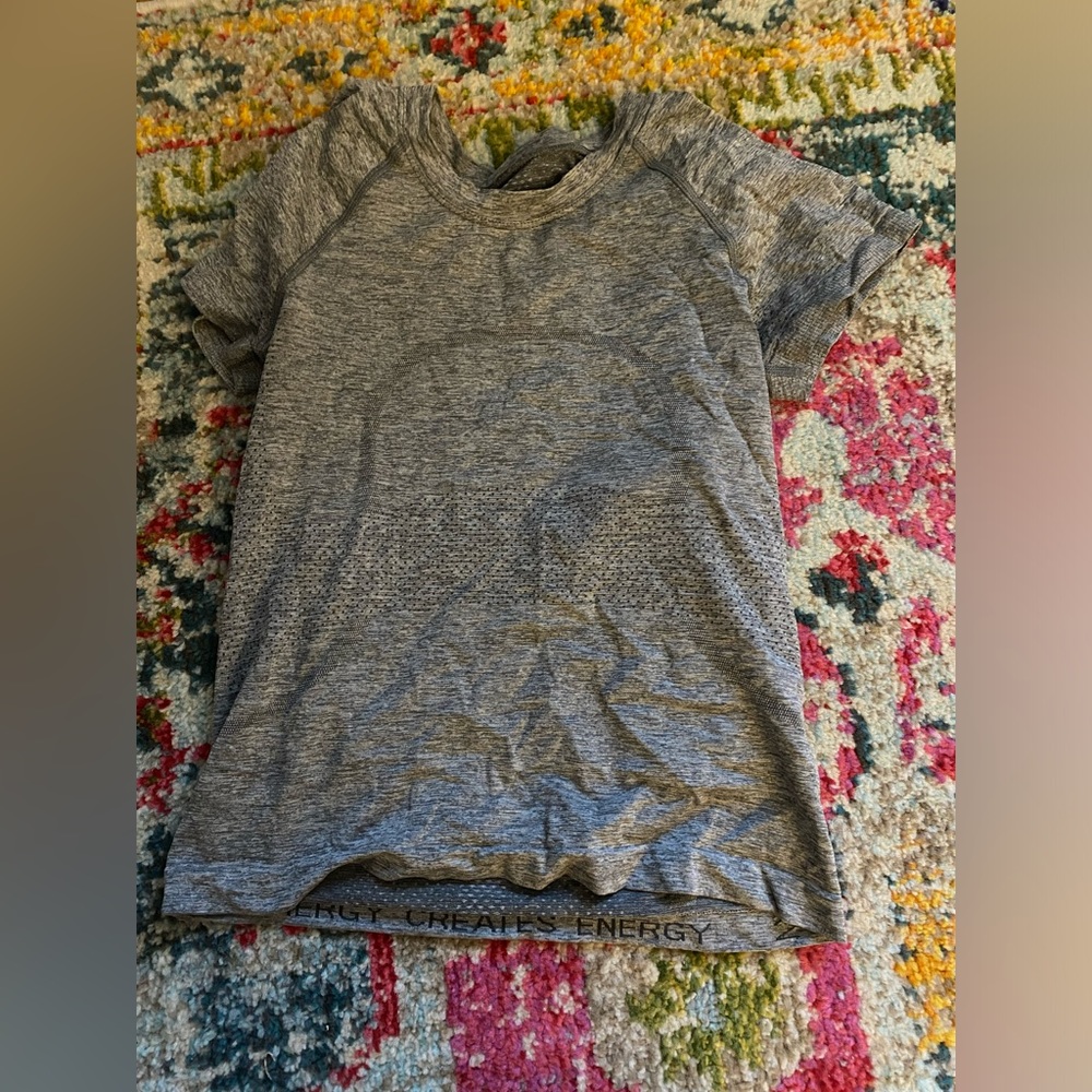 Grey Short sleeve swiftly tech